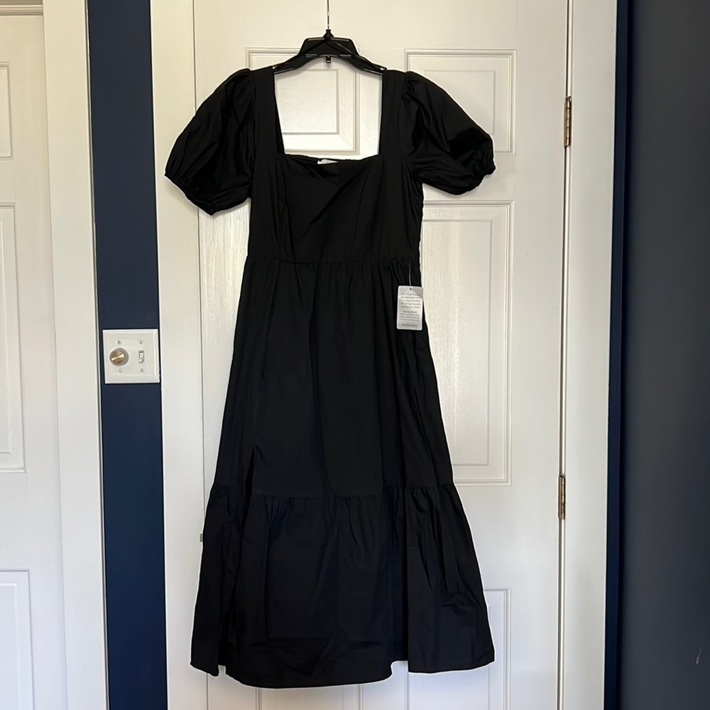 NWT ASTR the Label black midi dress
